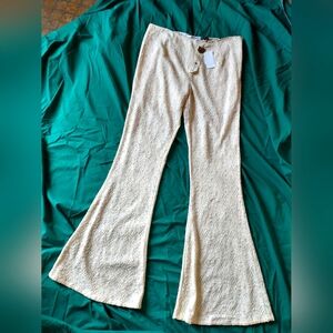 Ecru Lace Palazzo Pants ~ New with Tags!